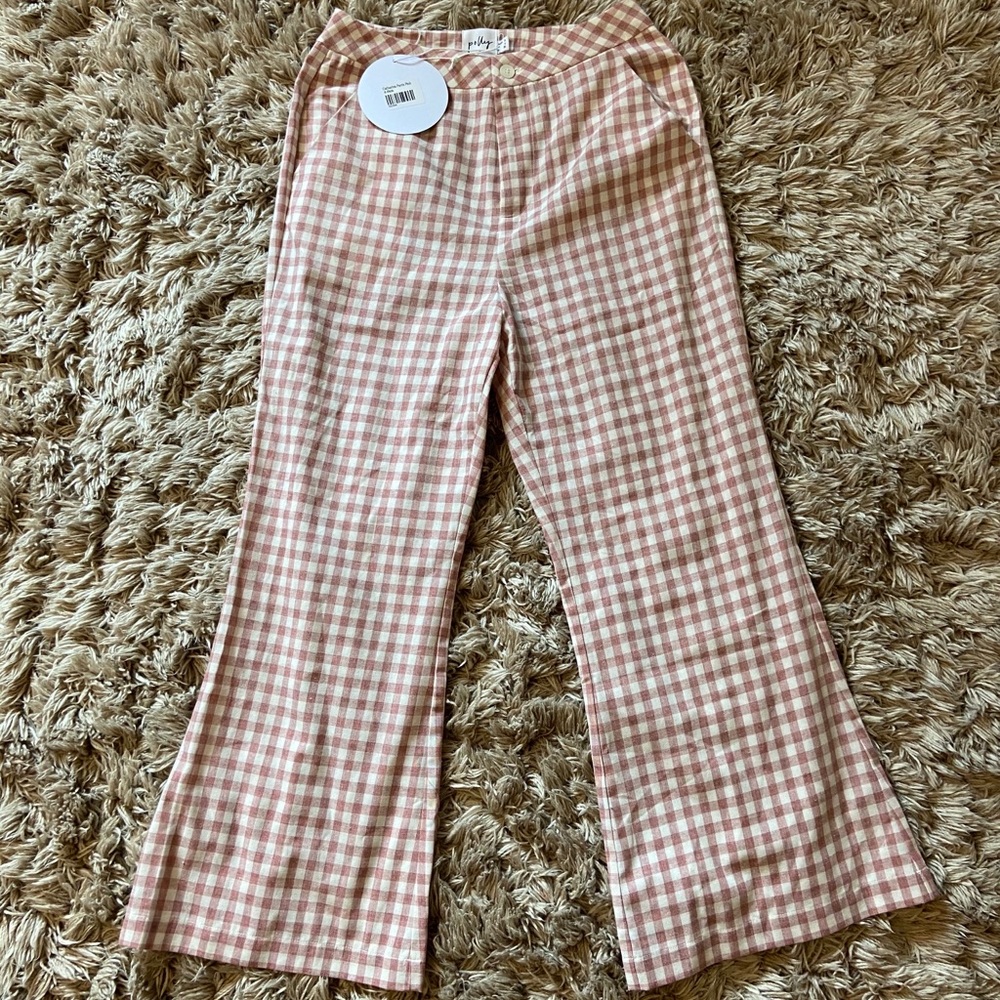 Princess Polly pink checkered pants